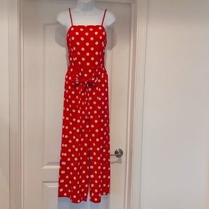 Sucrefas Red Polka Dot Jumpsuit Size XL